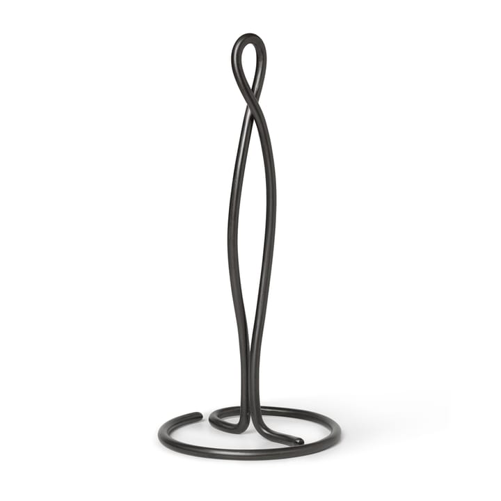 Curvature kitchen paper holder  - Black brass - ferm LIVING