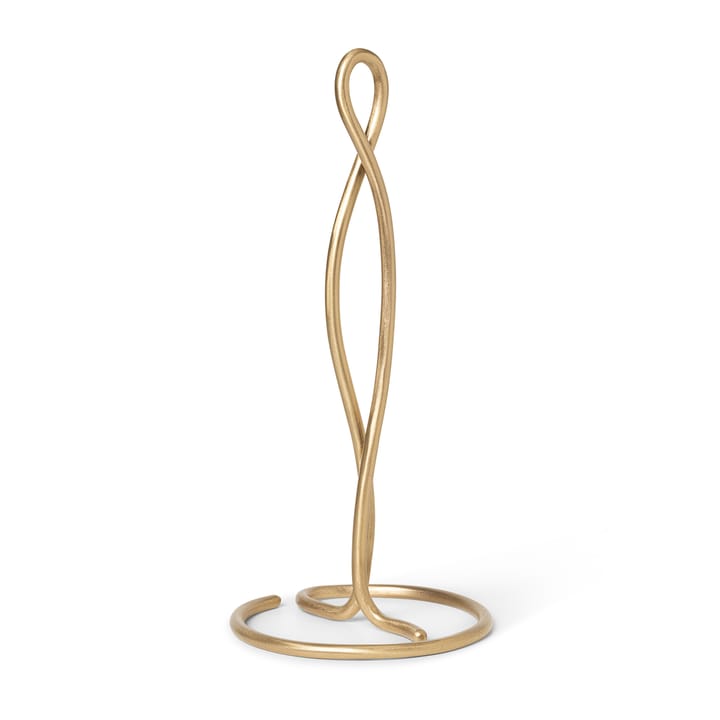 Curvature kitchen paper holder  - brass - Ferm LIVING