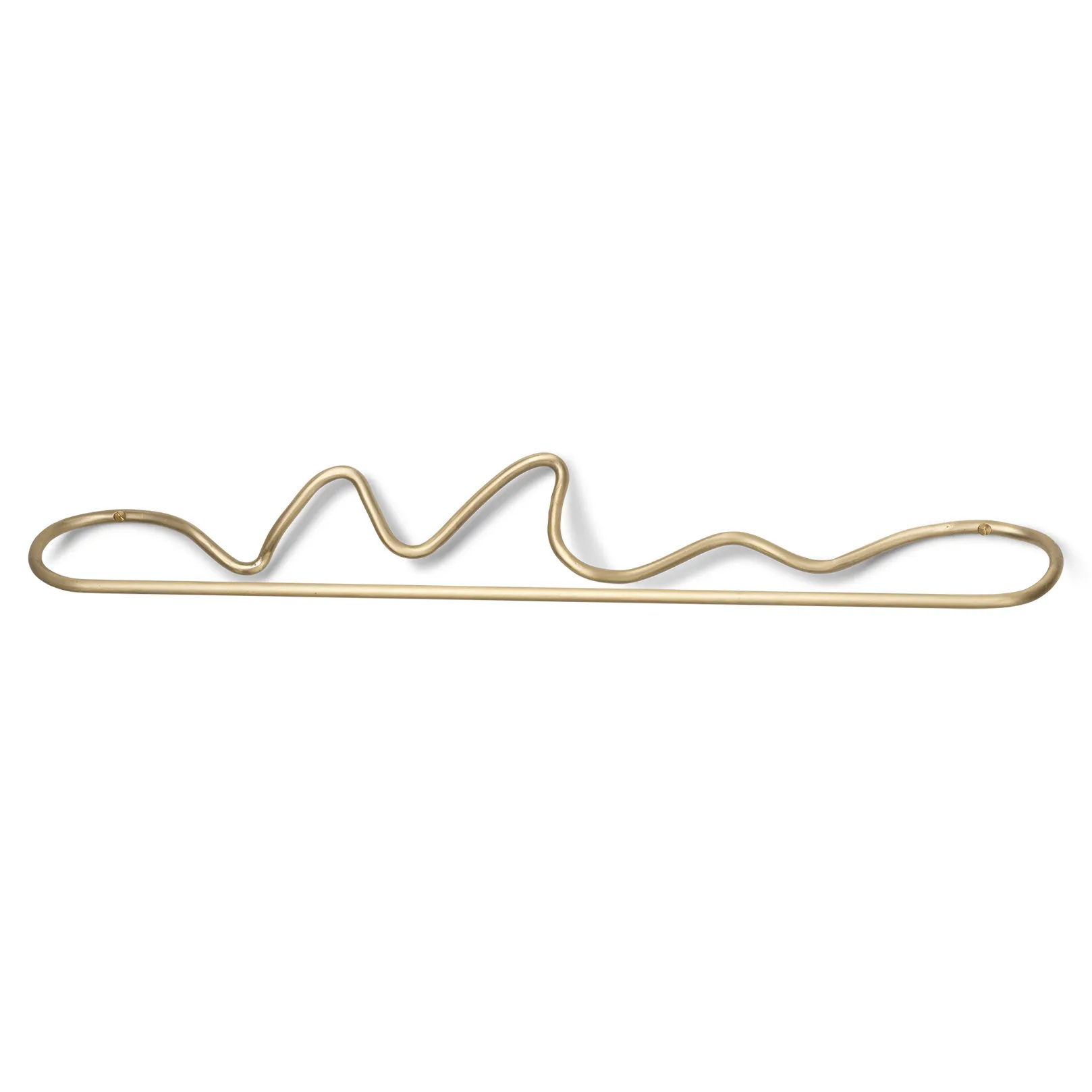 Curvature towel hanger, brass Ferm Living