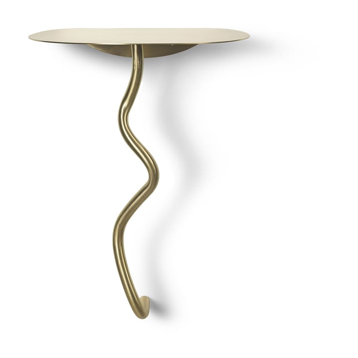 Curvature wall table - Brass - ferm LIVING