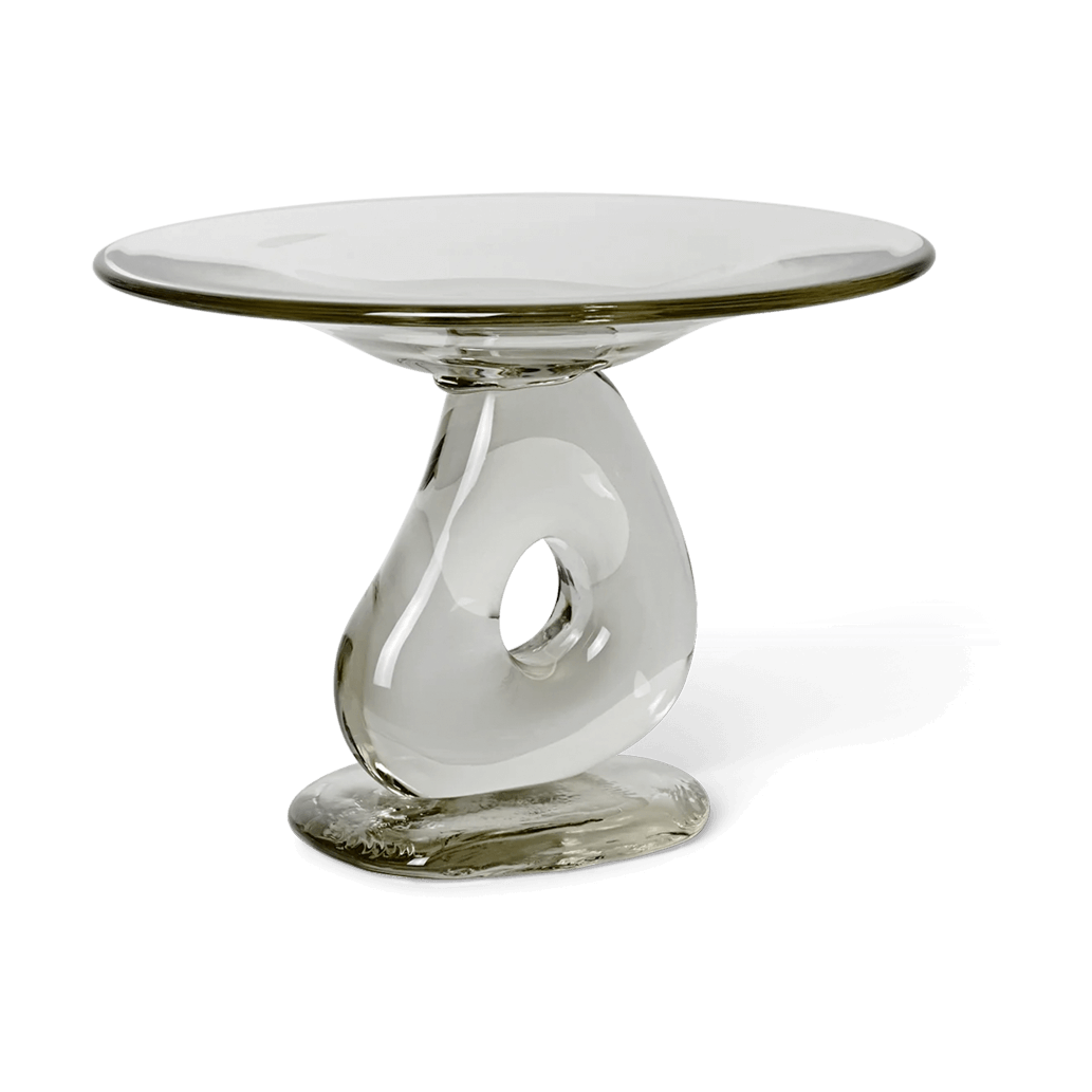 Ferm Living Damo glass centerpiece bowl Ø21 cm Clear