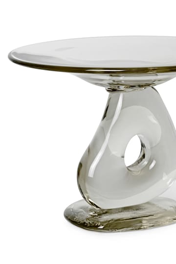 Damo glass centerpiece tray Ø30 cm - Clear - Ferm Living