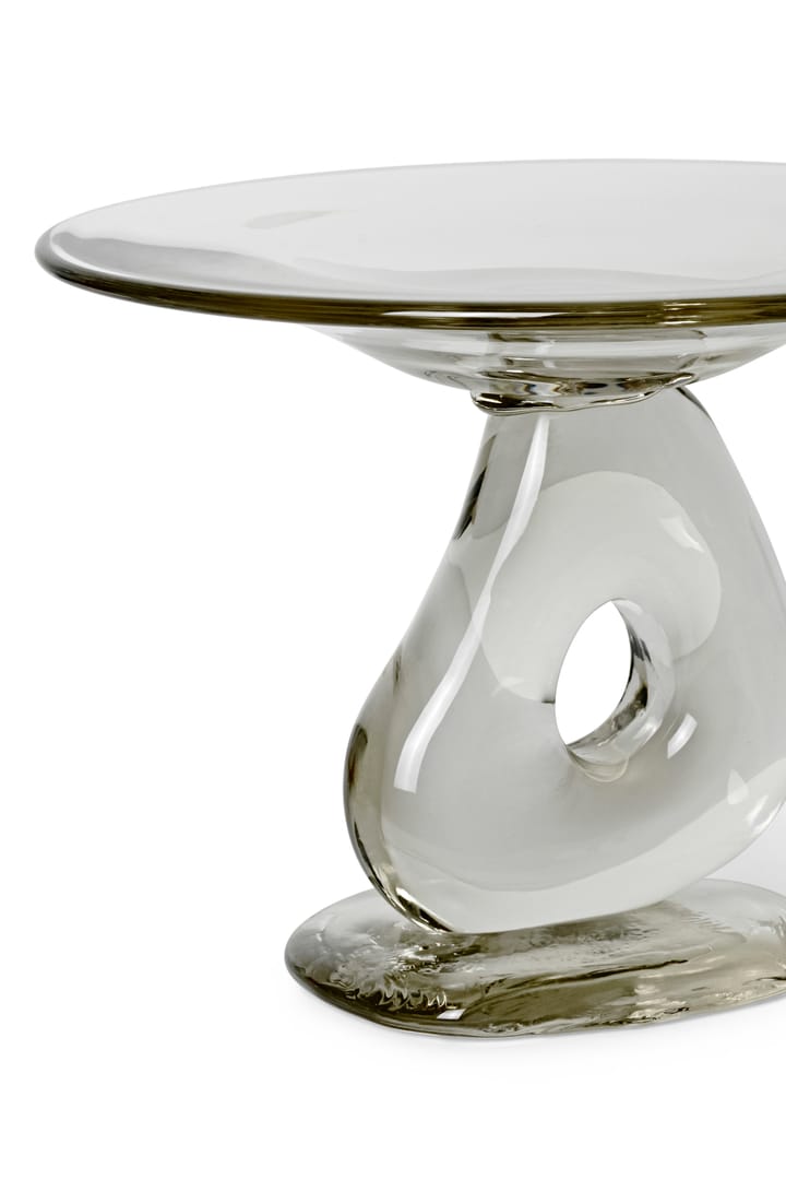 Damo glass centerpiece tray Ø30 cm, Clear Ferm Living