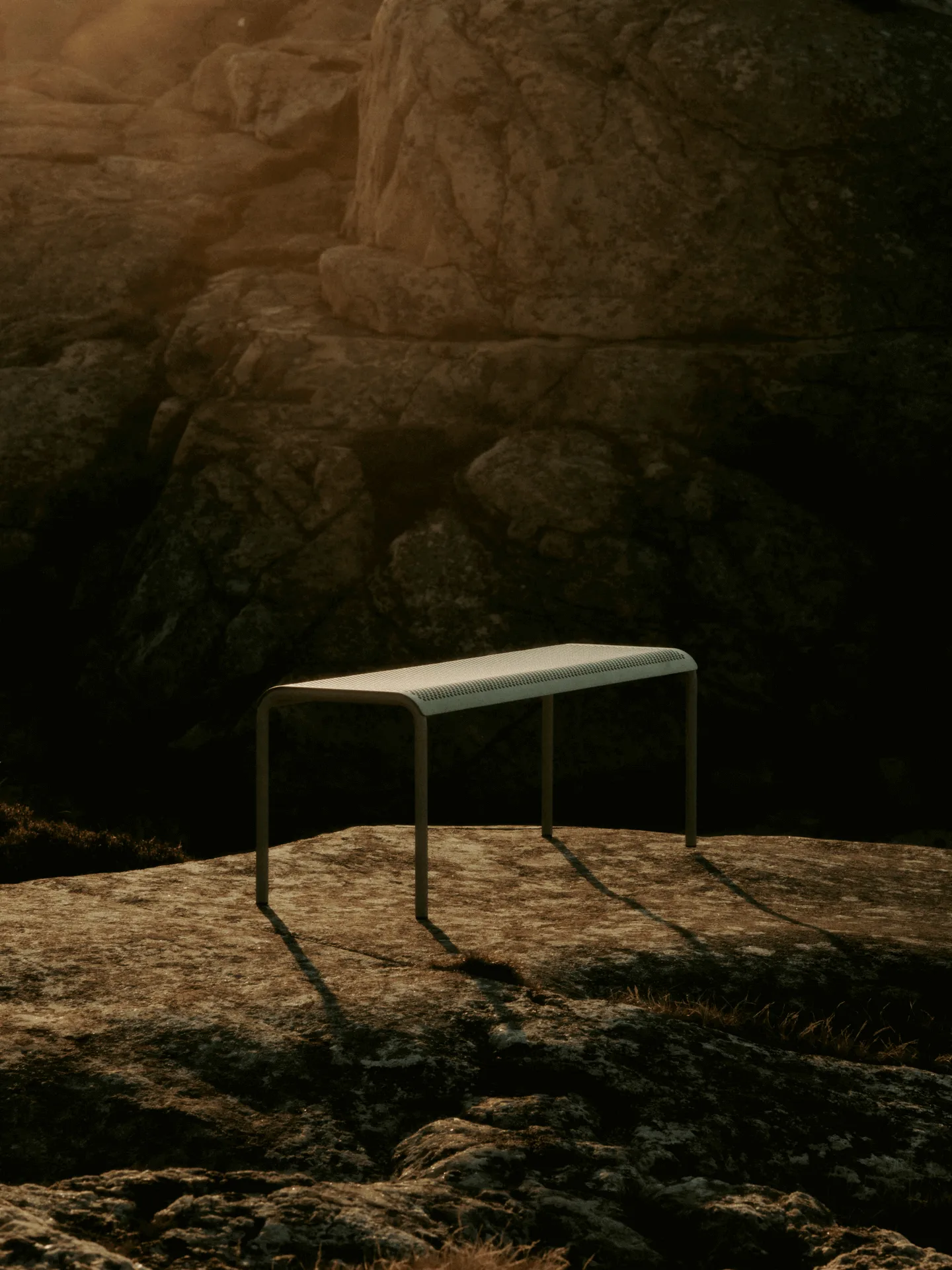 Dapple bench 45x130x39.8 cm, Tea Green Ferm Living