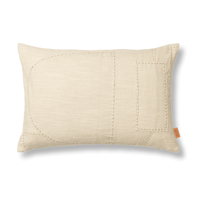 Darn cushion cover 40x60 cm - Natural - Ferm LIVING