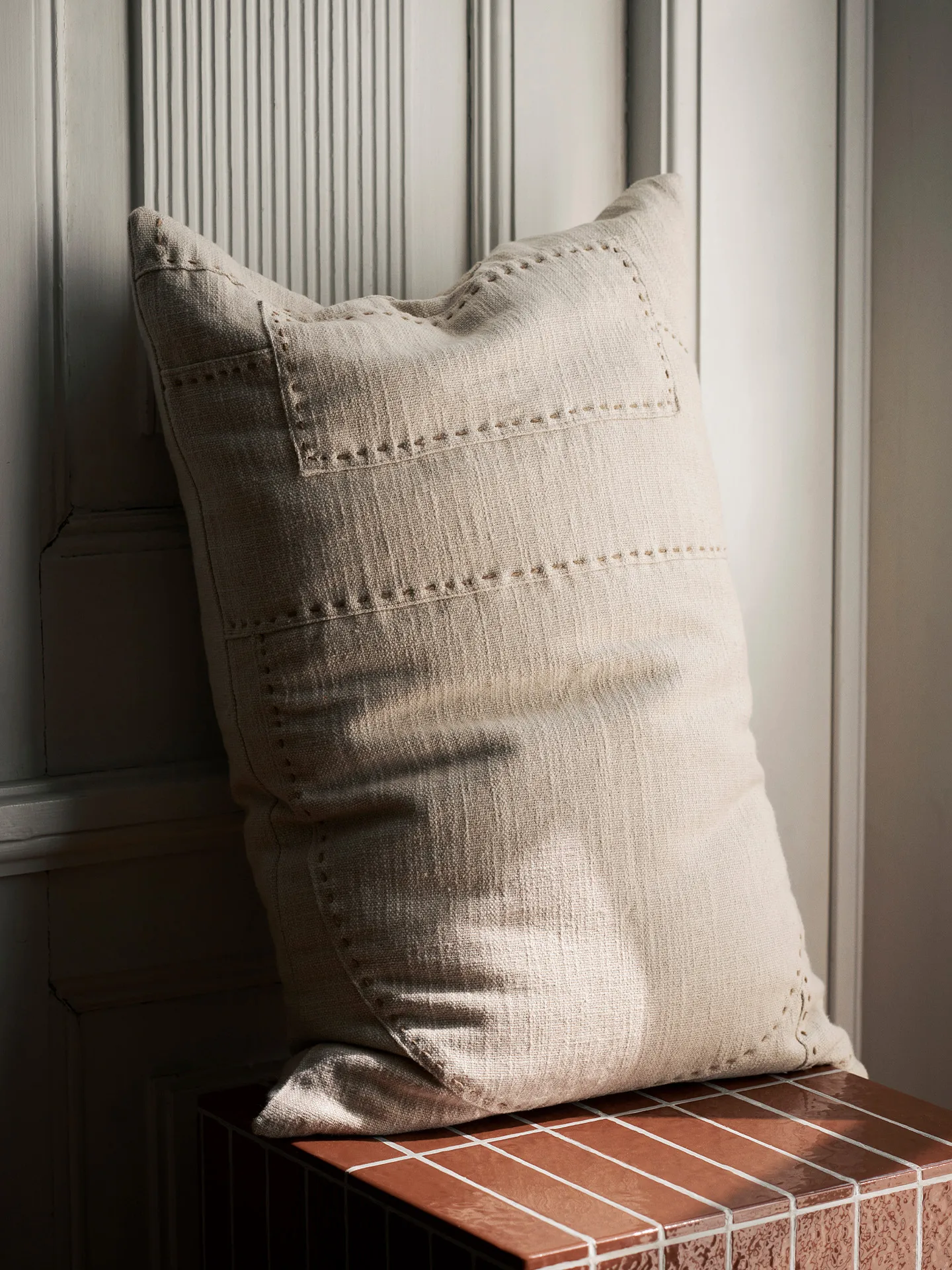 Darn cushion cover 40x60 cm, Natural Ferm Living