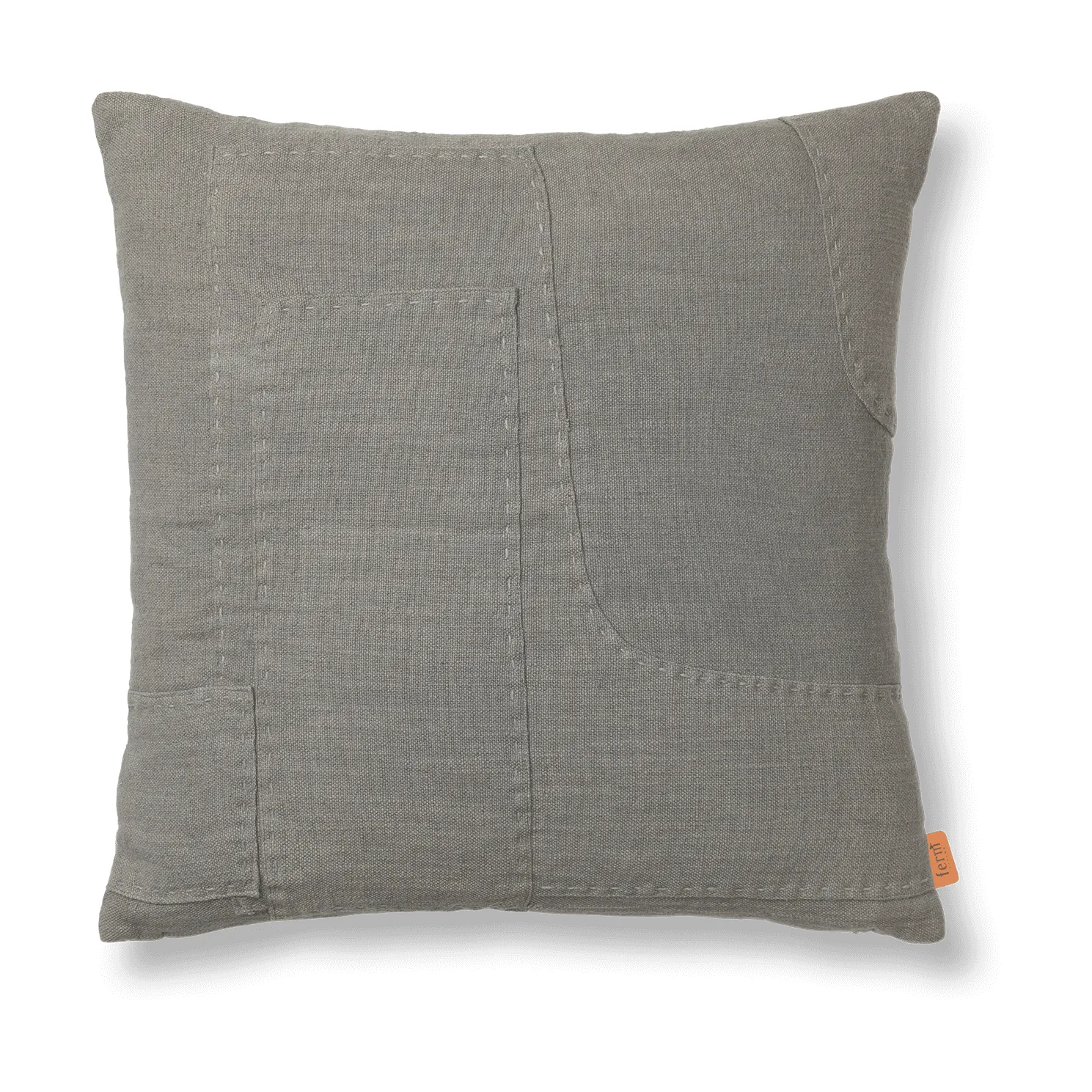 Darn cushion cover 50x50 cm, Blue Grey Ferm Living