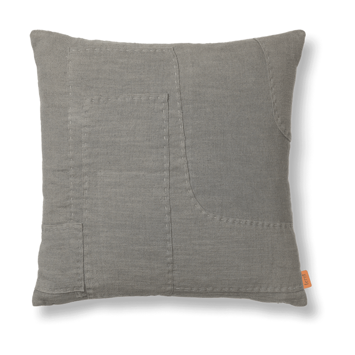 Darn cushion cover 50x50 cm - Blue Grey - Ferm LIVING