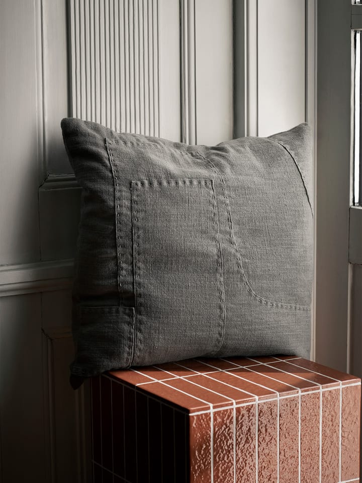 Darn cushion cover 50x50 cm - Blue Grey - ferm LIVING