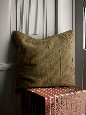 Darn cushion cover 50x50 cm - Dark Taupe - ferm LIVING