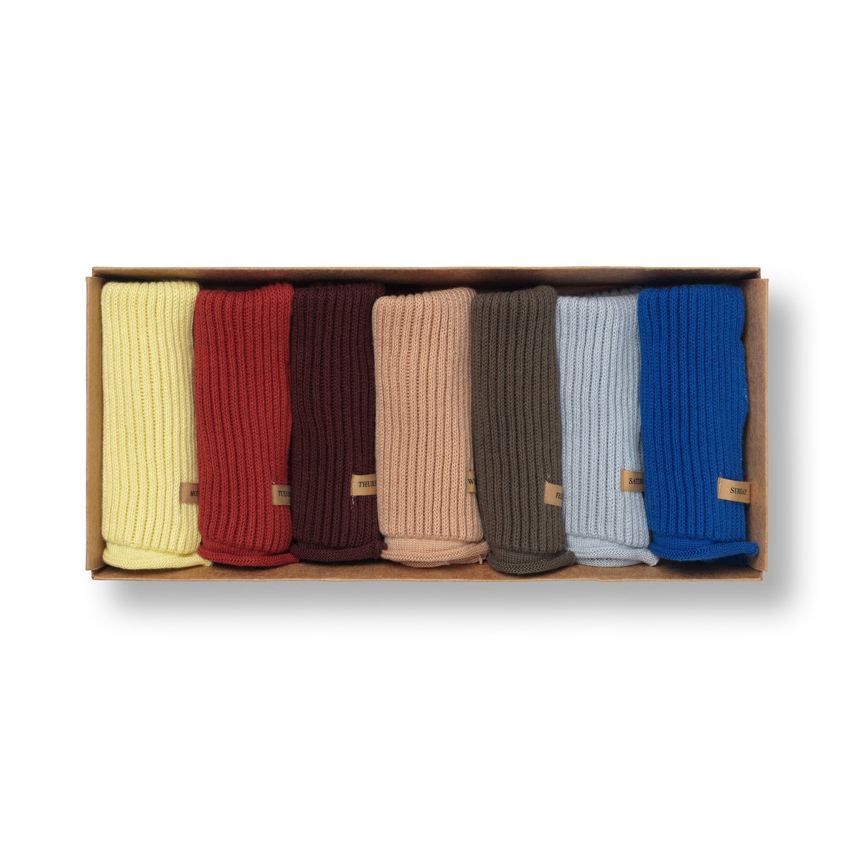 Ferm Living Day cloth 7-pack 26x26 cm Multi | Scandinavian Design | Dishcloths & brushes | Multi
