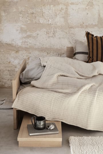 Daze bedspread 240x250 cm - Beige - ferm LIVING