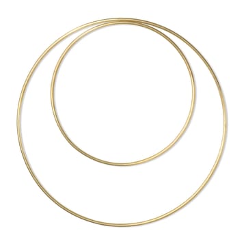 Deco decoration ring Ø45 cm - brass - Ferm Living
