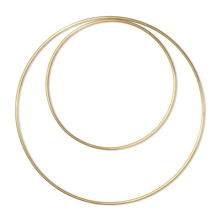 Deco decoration ring Ø45 cm, brass Ferm Living