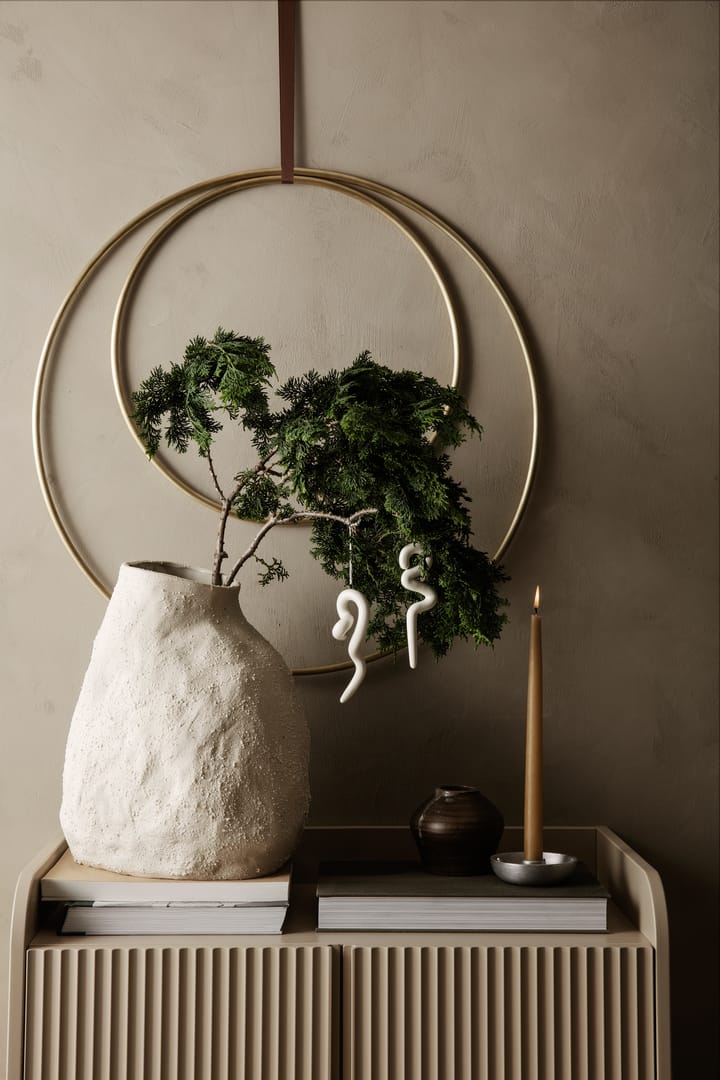 Deco decoration ring Ø45 cm, brass Ferm Living