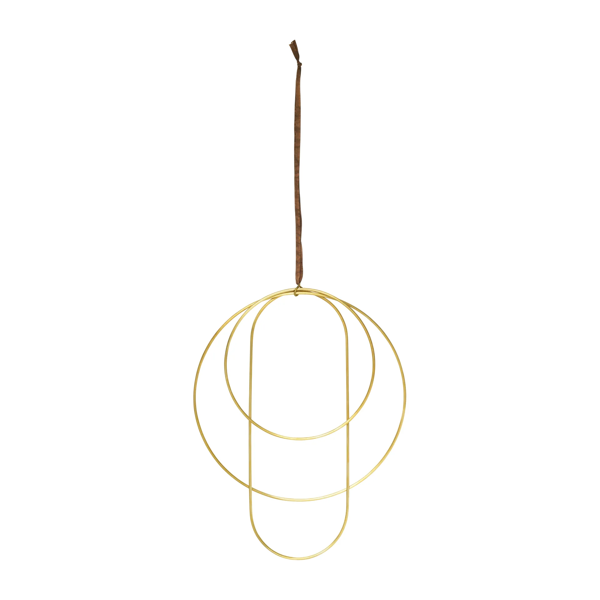 Deco decoration rings 3-pack, brass Ferm Living