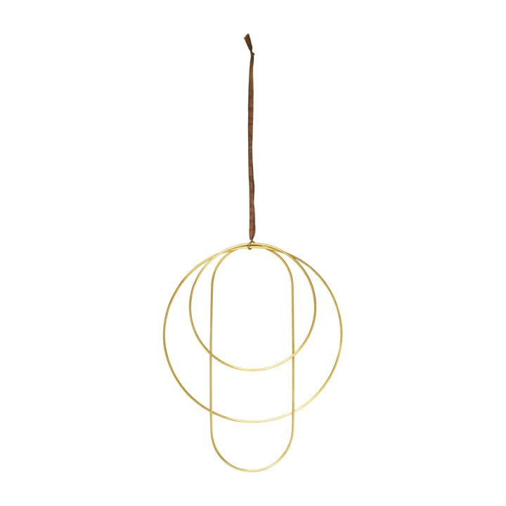 Deco decoration rings 3-pack, brass Ferm Living
