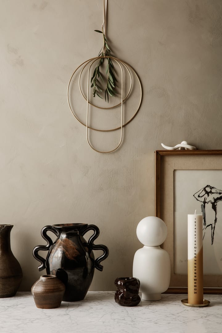 Deco decoration rings 3-pack, brass Ferm Living