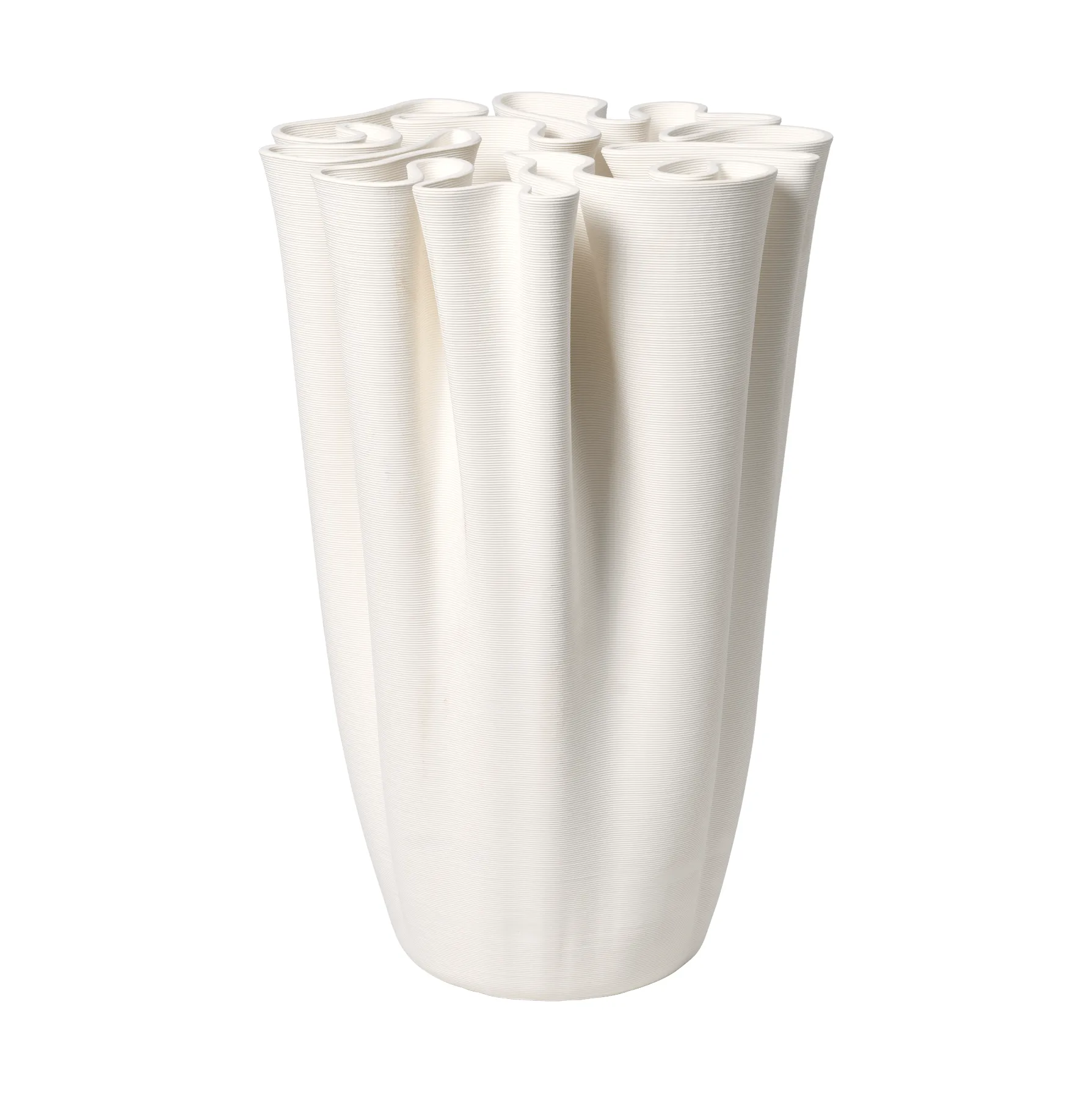 Dedali floor vase, Off-white, 50 cm Ferm Living