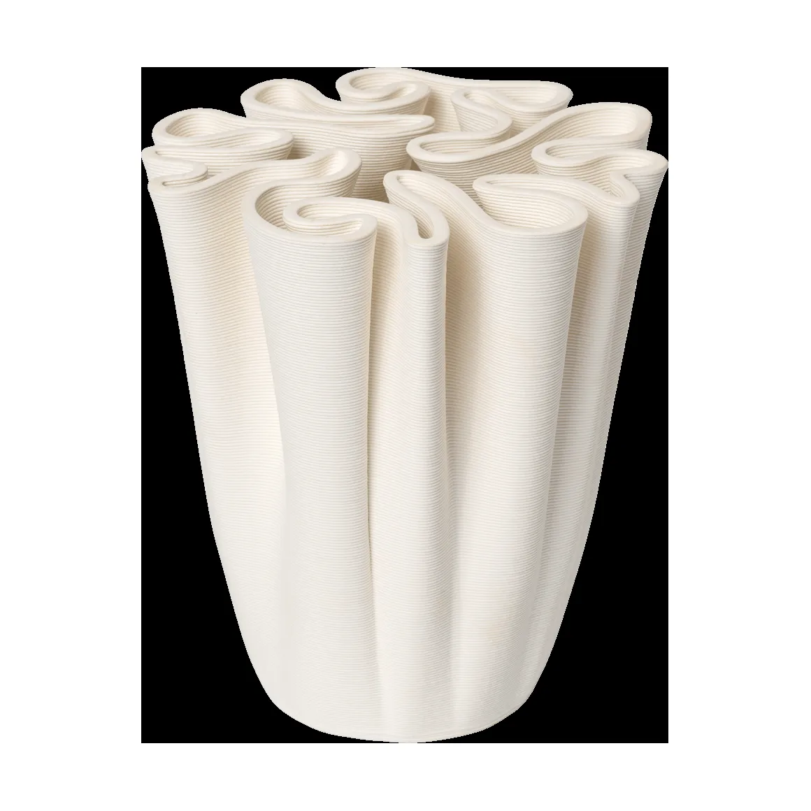 Ferm Living Dedali vase 18 cm Off-white