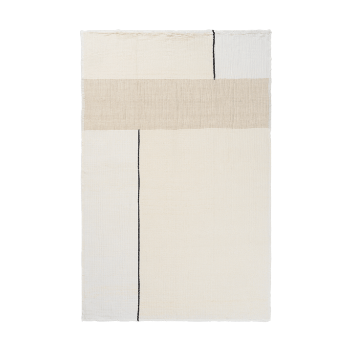 Dela blanket 120x170 cm - Natural-Off-white - ferm LIVING