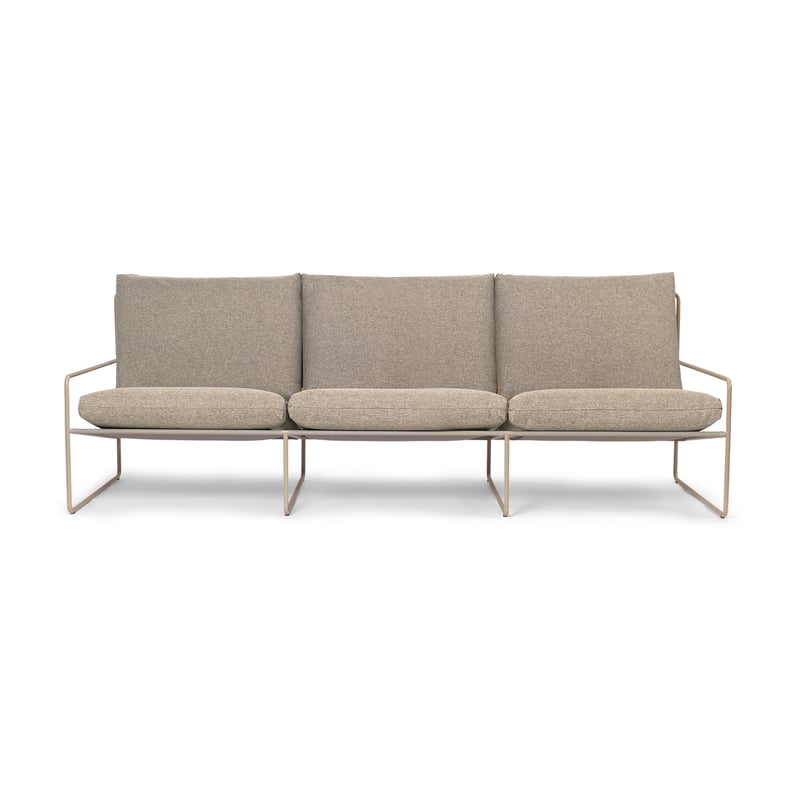 Ferm Living Desert 3-seat sofa Cashmere-Dark sand