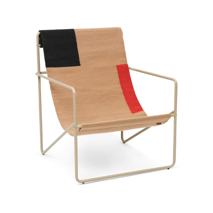 Desert lounge chair - Blid, cashemere frame - ferm LIVING