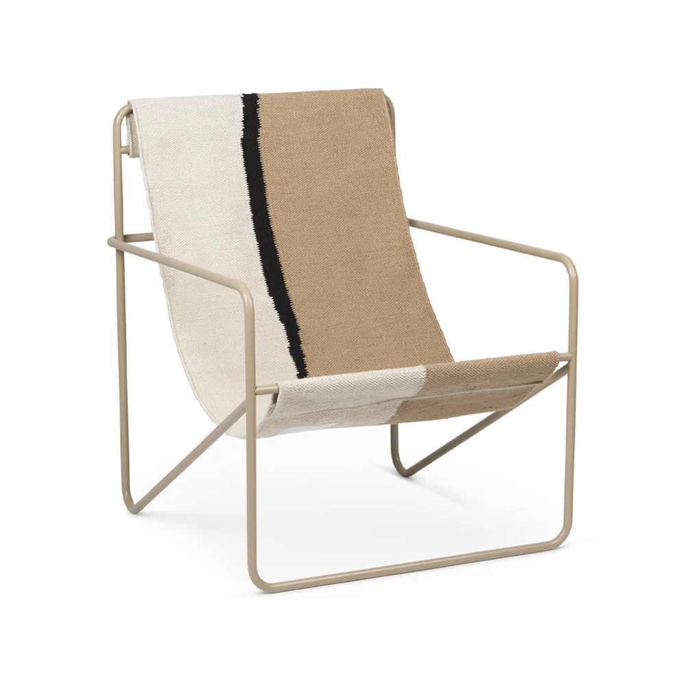 Desert lounge chair, Soil, cashemere frame Ferm Living