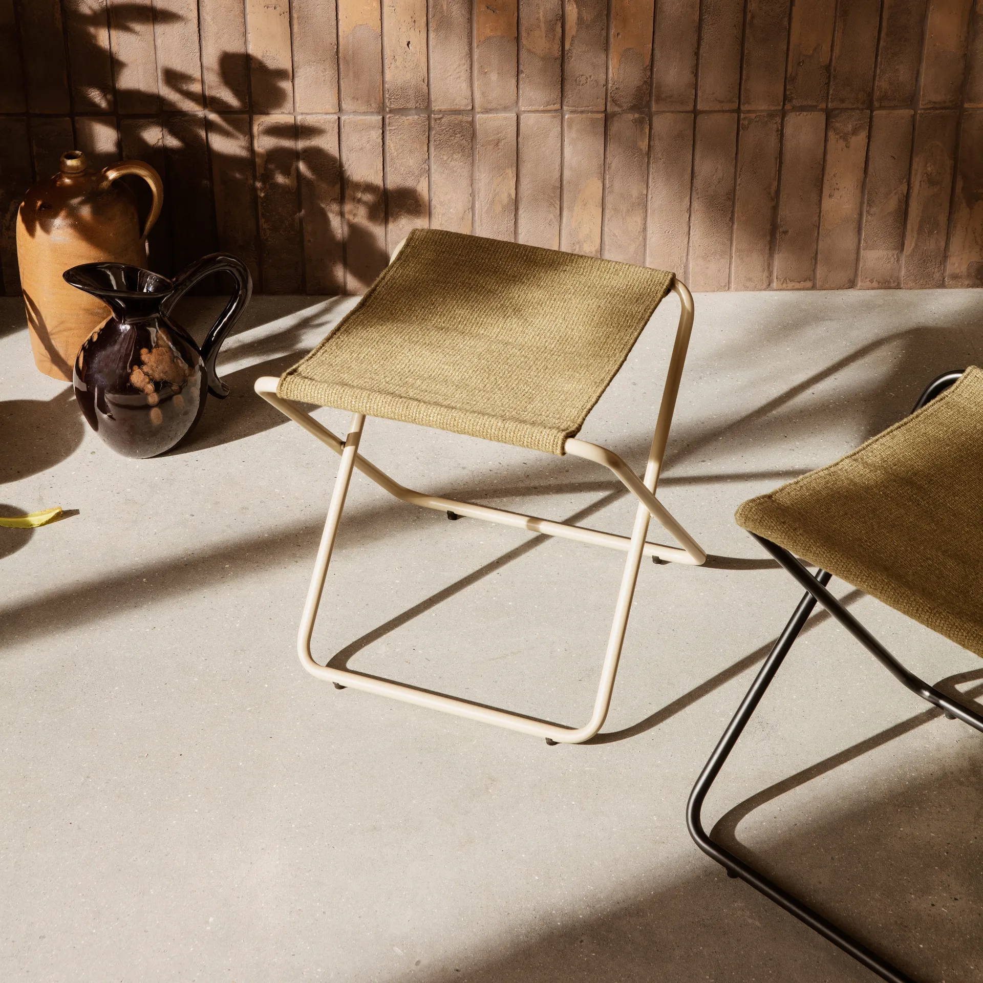 Desert stool , Cashmere-olive Ferm Living