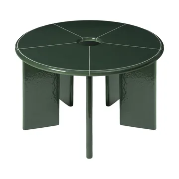 Deya dining table - Dark green, Ø120x75 cm - Ferm Living