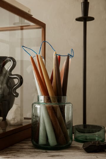 Dipped candles handmade 30 cm 2-pack  - Straw - ferm LIVING