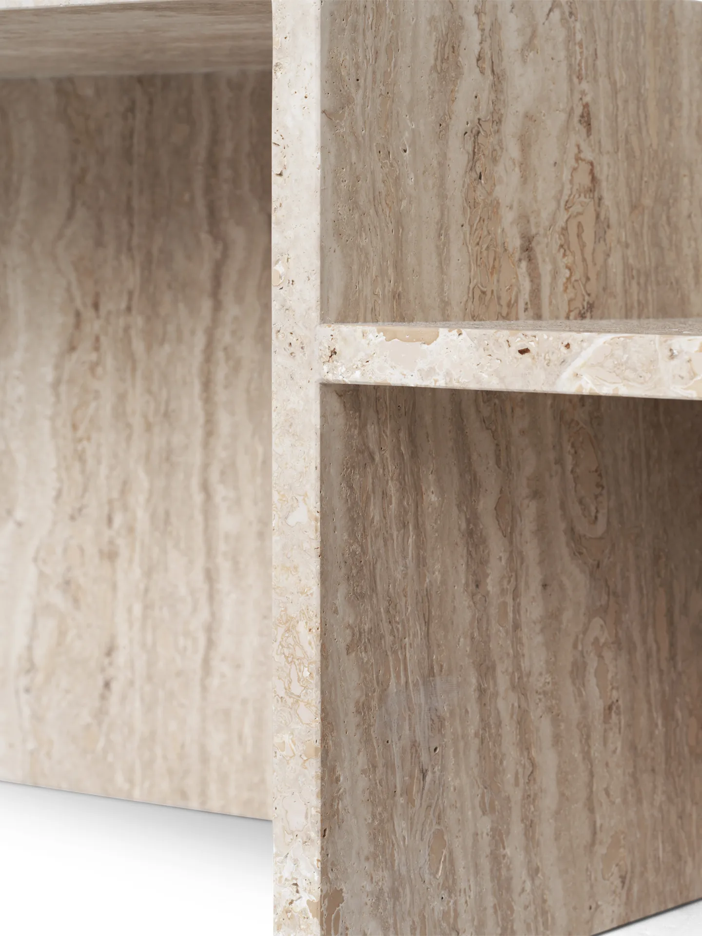 Distinct coffee table, Travertine Ferm Living