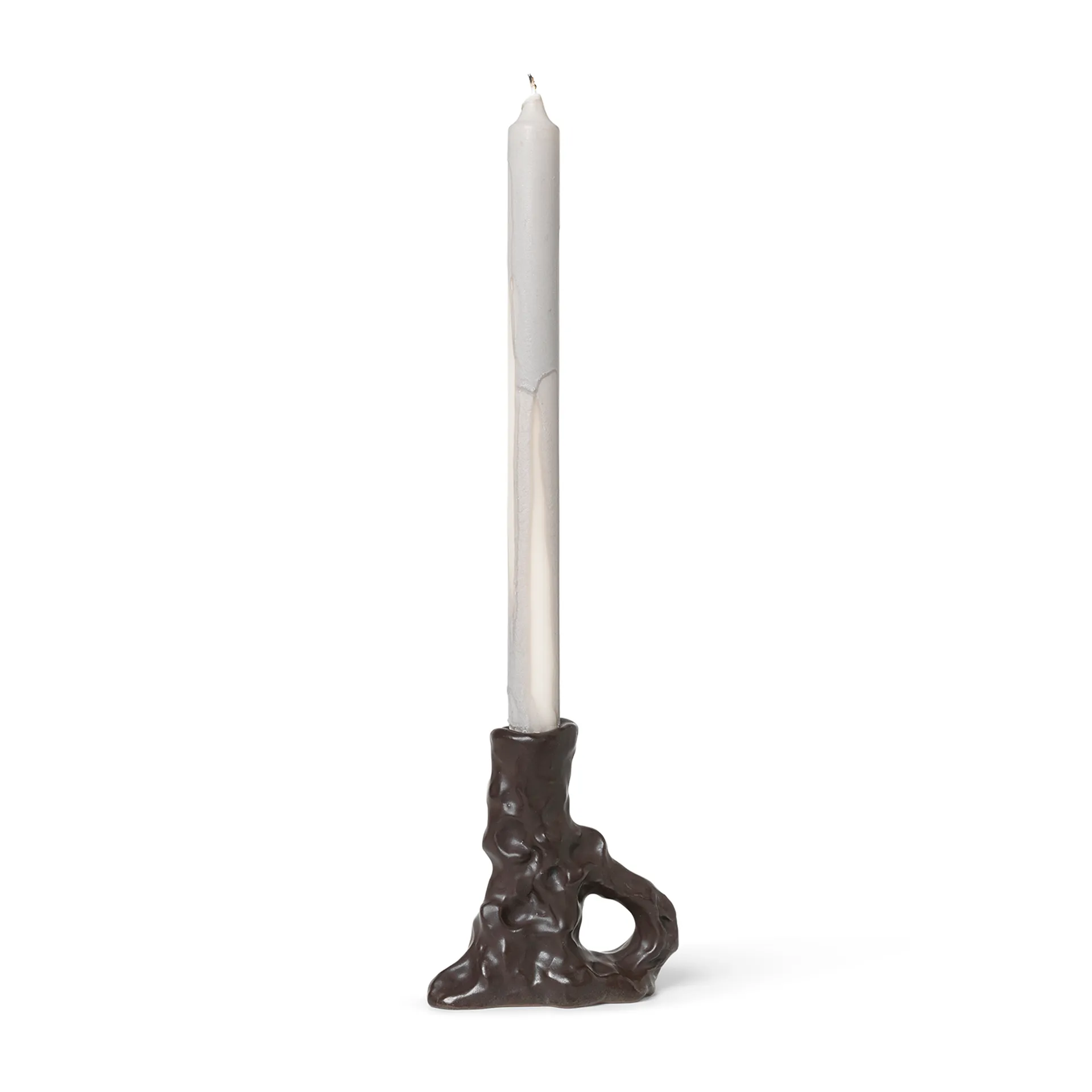 Dito candle sticks, Dark Brown Ferm Living