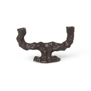 Dito candle sticks double - Dark Brown - Ferm Living