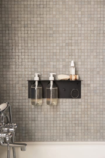 Dora bathroom shelf - Black - ferm LIVING