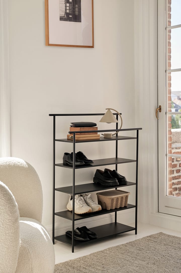 Dora free standing shelf, Black Ferm Living