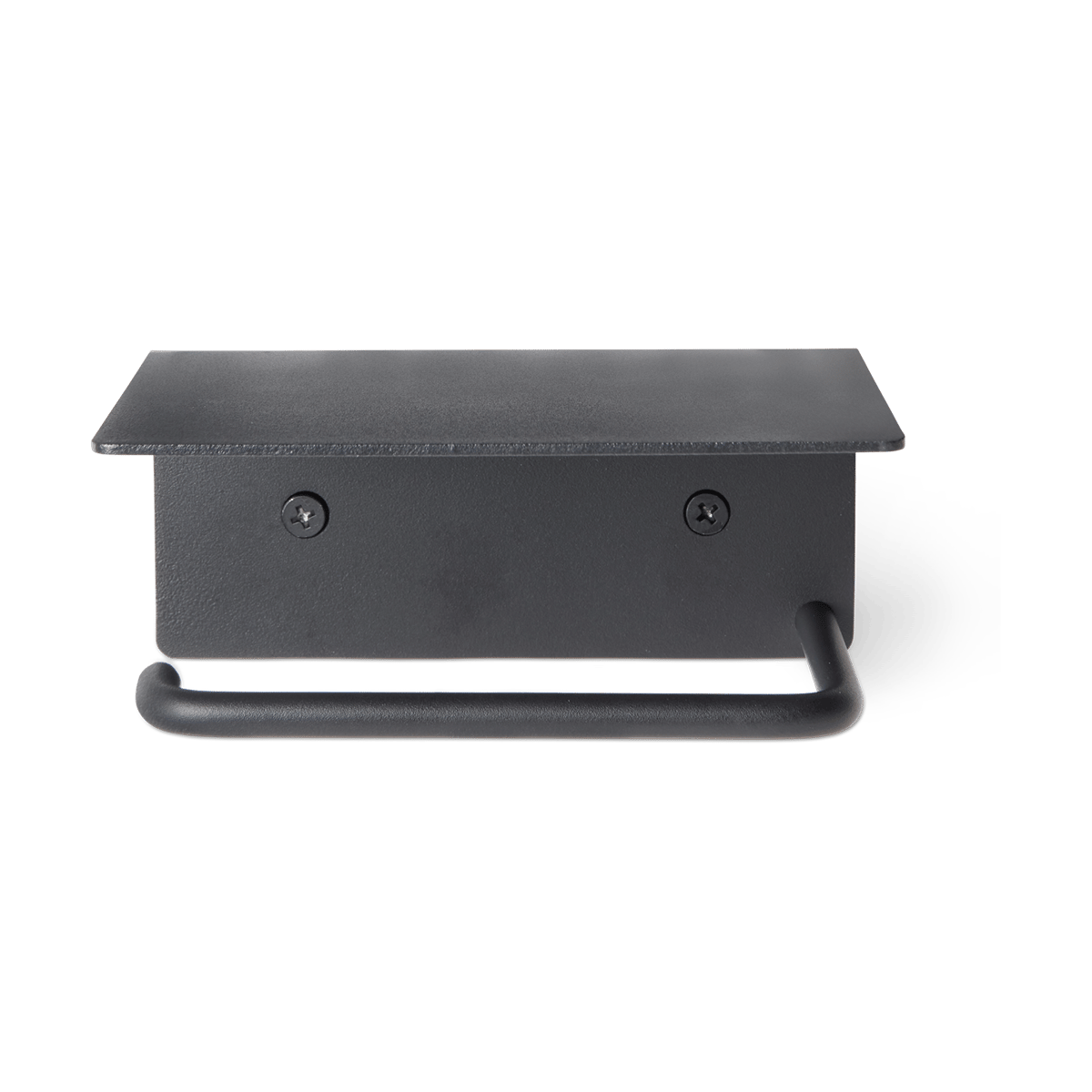 Ferm Living Dora toilet paper holder with shelf Black