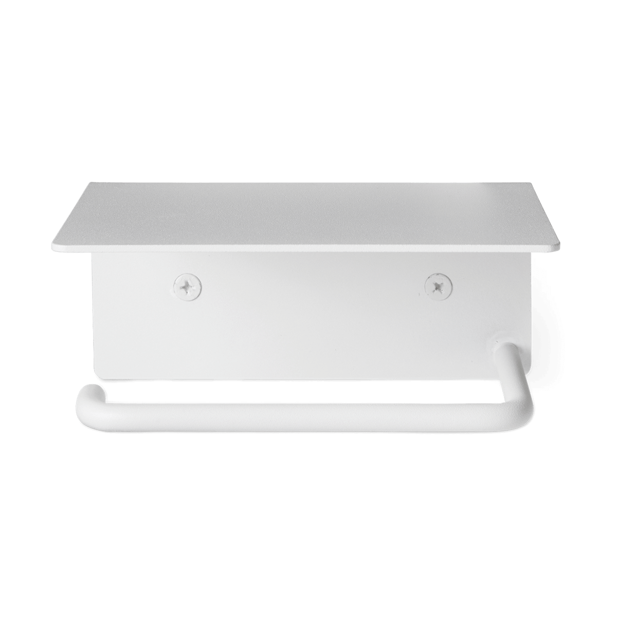 Ferm Living Dora toilet paper holder with shelf White