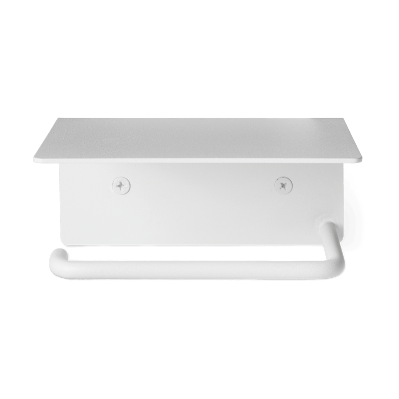 Ferm Living Dora toilet paper holder with shelf White