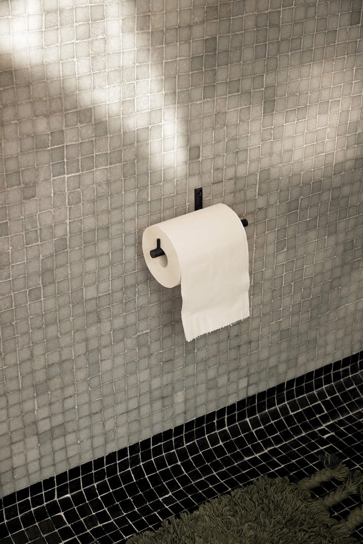 Dora toilet roll holder, Black Ferm Living