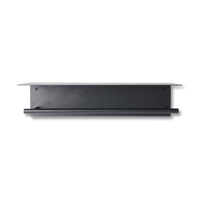Ferm Living Dora towel hanger with shelf Black