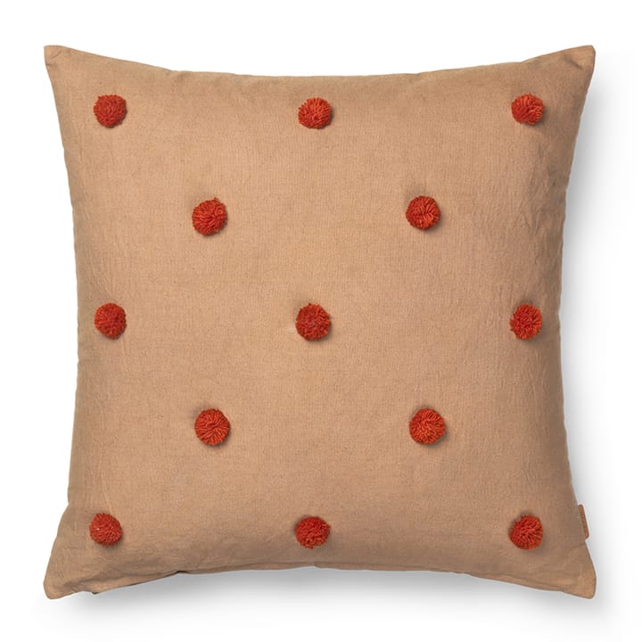 Dot cushion 50x50 cm - Camel-red - Ferm LIVING