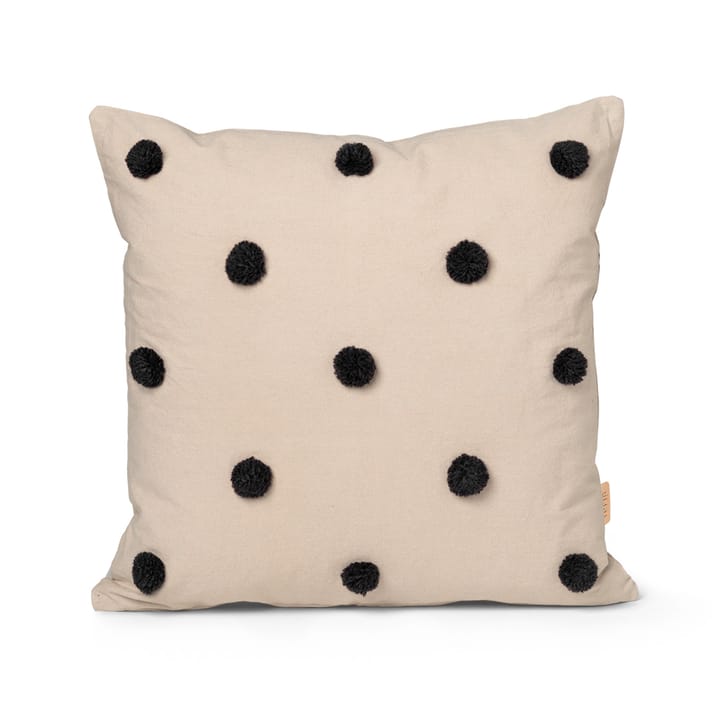 Dot cushion 50x50 cm - sand-black - Ferm Living