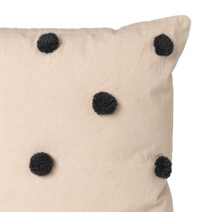 Dot cushion 50x50 cm - sand-black - ferm LIVING