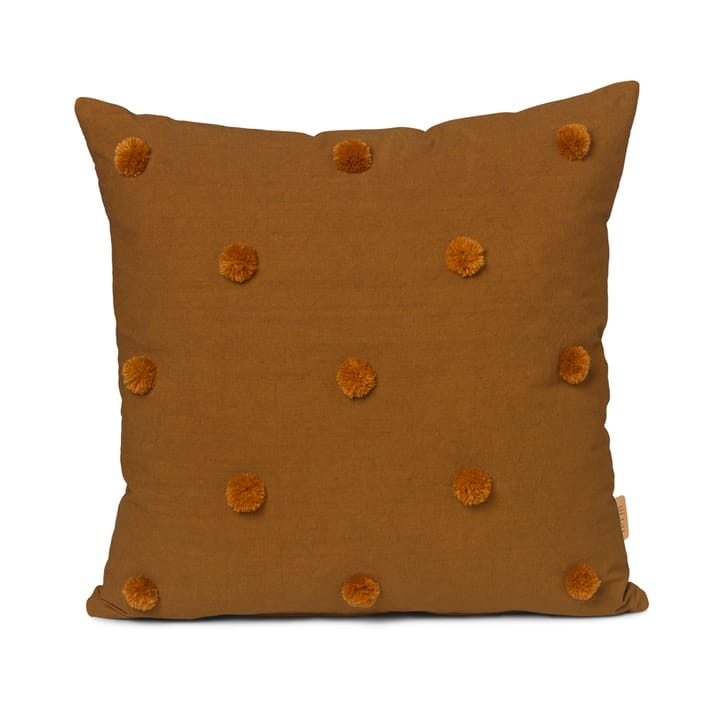 Dot cushion 50x50 cm - sugar kelp-mustard - ferm LIVING