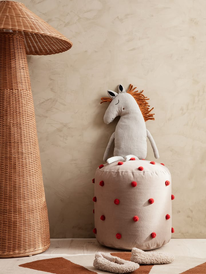 Dot pouf Ø39 cm, Camel-red Ferm Living