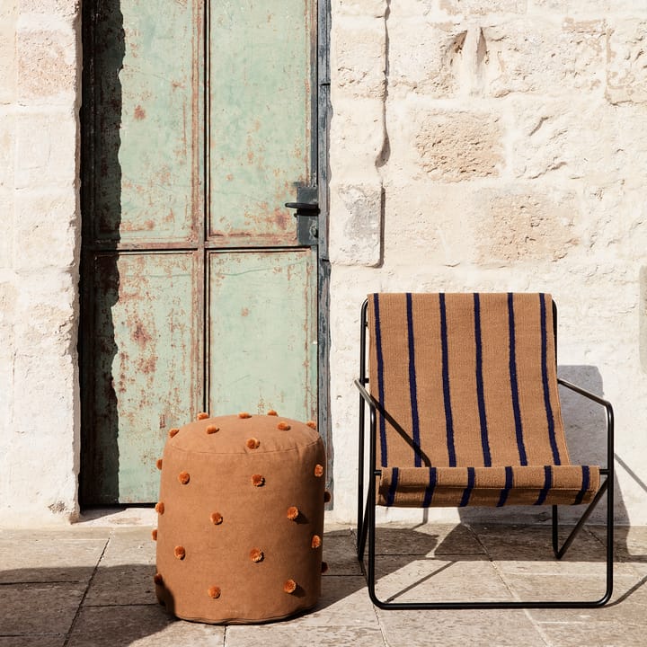 Dot pouf Ø39 cm, sugar kelp-mustard Ferm Living