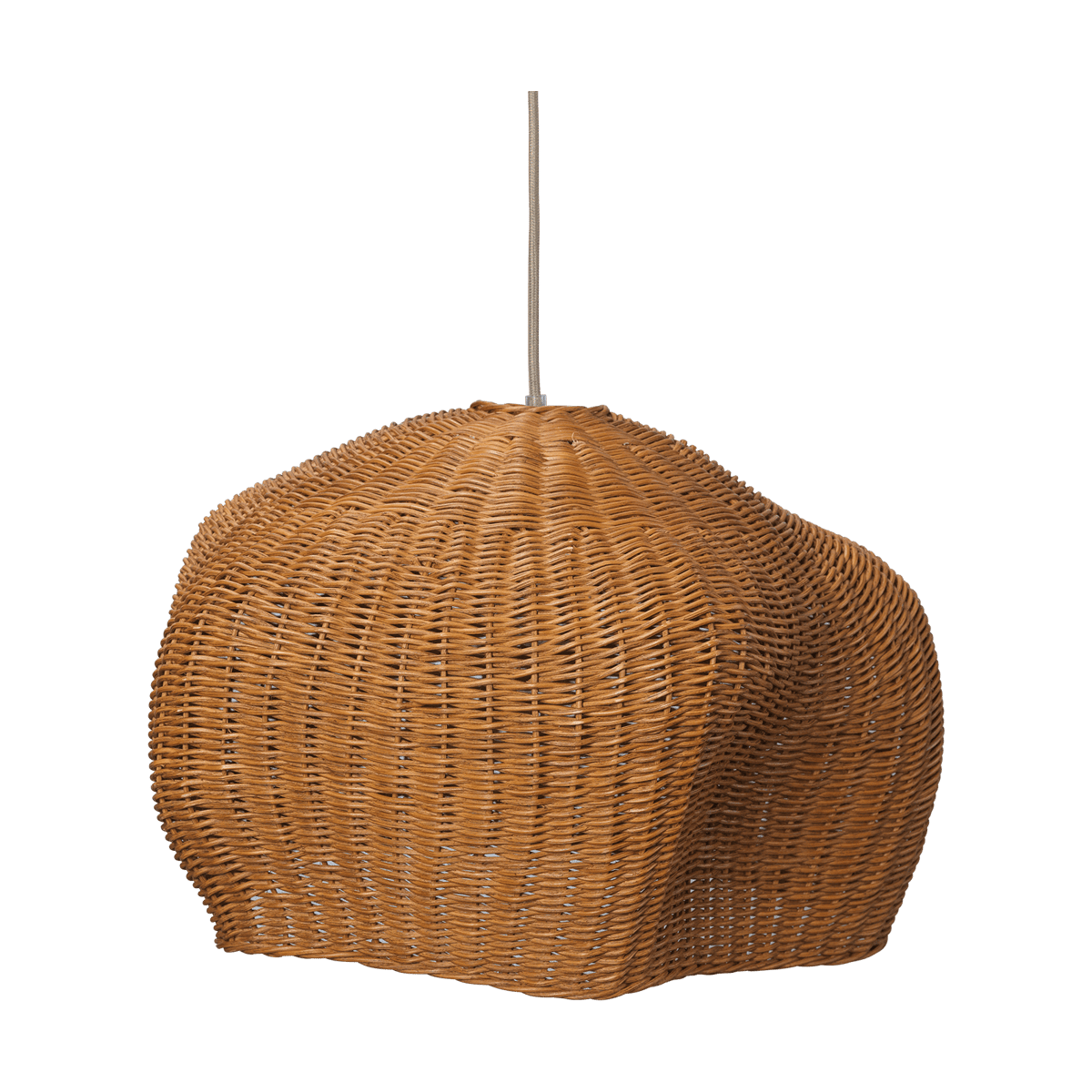 Ferm Living Drape lamp shade medium Natural | Scandinavian Design | Lampshades | Brown