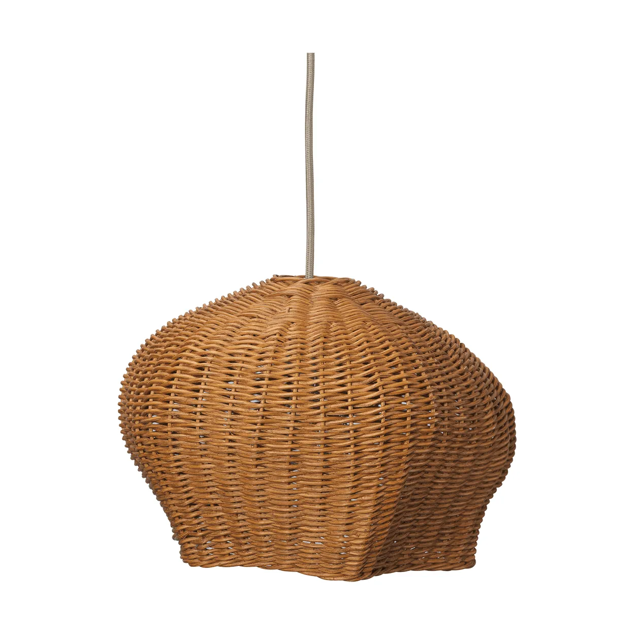 Ferm Living Drape lamp shade small Natural | Scandinavian Design | Lampshades | Brown