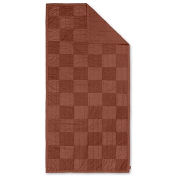 Duo quiltad filt 90x187 cm - Red Brown Tonal - ferm LIVING